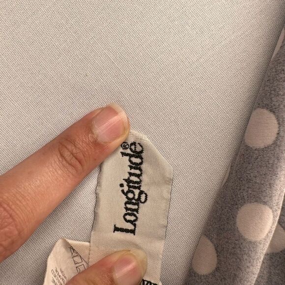 Longitude Black Polka Dot One Piece Swim Dress - Picture 9 of 9